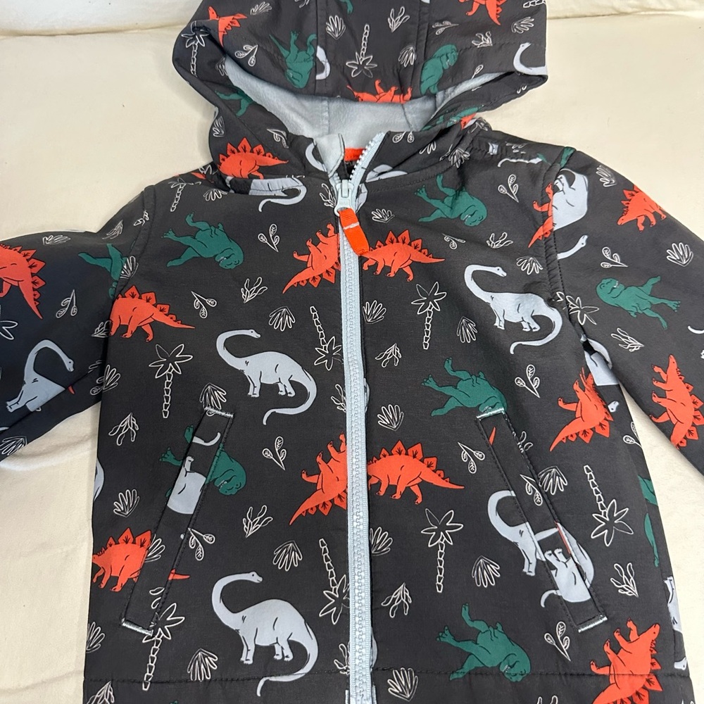 Cat & Jack Dinosaur Print Fleece Jacket